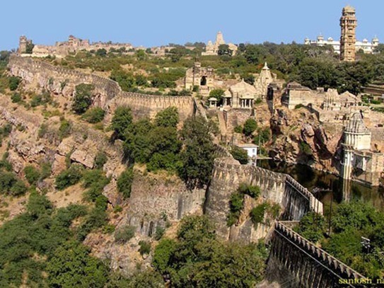 Chittorgarh Fort en la India